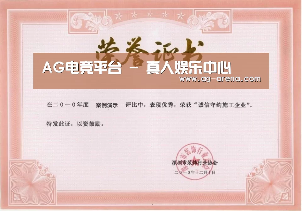 荣誉证书二(图1)